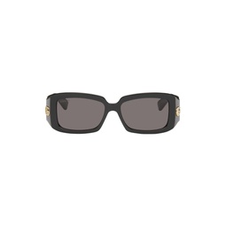 Black Rectangular Sunglasses 241451M134095