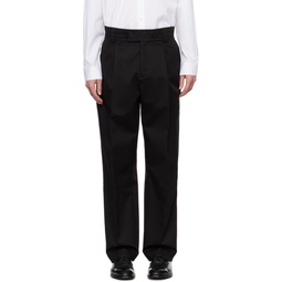 Black Patch Trousers 241505M191006