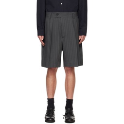 Gray Classic Shorts 241505M193002