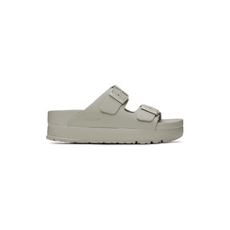 Gray Arizona Flex Platform Sandals 241513F124026