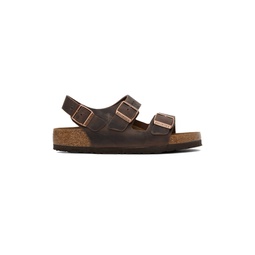 Brown Regular Milano Sandals 241513F124036