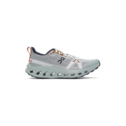 Gray   Green Cloudsurfer Trail Sneakers 241585M237019