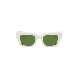 White Virgil Sunglasses 241607M134018