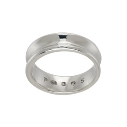 Silver Oyer Band Ring 241627M147000
