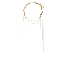 Gold Tangle Necklace 241646F023002