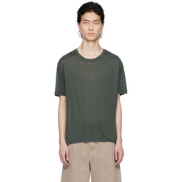 Green Soft T Shirt 241646M213011
