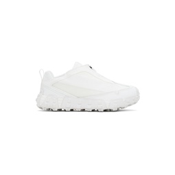 White Zip Up Sneakers 241646M237000