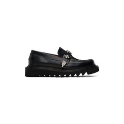 Black Shark Sole Loafers 241688M231009