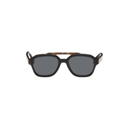 Black   Tortoiseshell Bilayer Sunglasses 241693M134024
