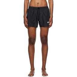 Black Drawstring Swim Shorts 241720M208001