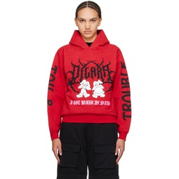 Red Dilara Findikoglu Edition Toil And Trouble Hoodie 241745F097004