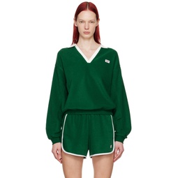 Green Court Sweater 241749F100002