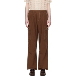 Brown Sasha Cargo Pants 241756M188001