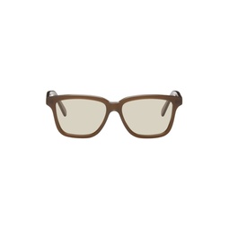 Brown The Squares Sunglasses 241771F005003