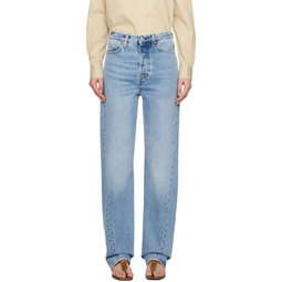 Blue Twisted Jeans 241771F069007