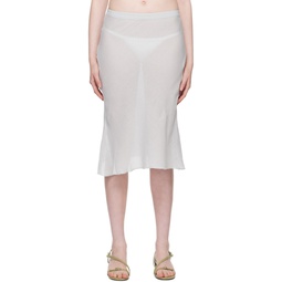Gray Cala Midi Skirt 241776F092012