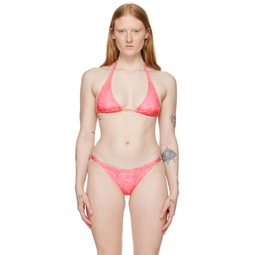 Pink Clara Bikini Top 241776F105010