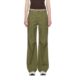 Green Military Trousers 241800F087003