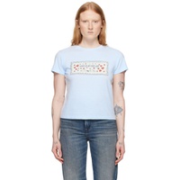 Blue Snoopy Love T Shirt 241800F110019
