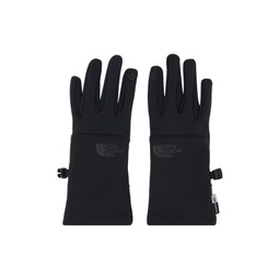 Black Etip Recycled Gloves 241802F012000