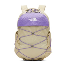 Beige   Purple Borealis Backpack 241802F042006