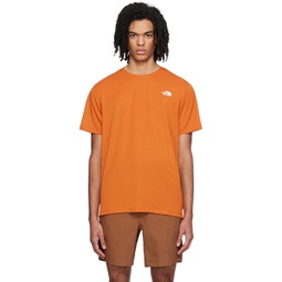 Orange Wander T Shirt 241802M213023