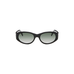 Black Unwound Sunglasses 241803M134007