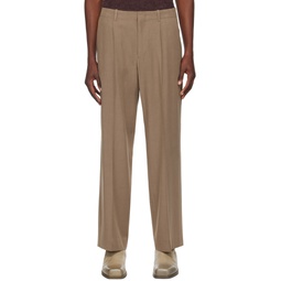 Brown Borrowed Trousers 241803M191012