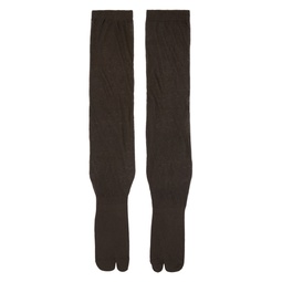 Brown Twining Socks 241809F076000