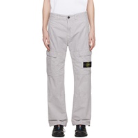 Gray Patch Cargo Pants 241828M188025
