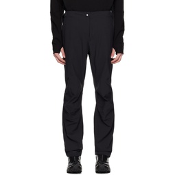 Black Water Repellent Trousers 241828M191003