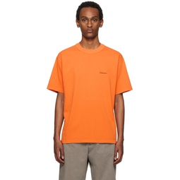 Orange Bonded T Shirt 241828M213013
