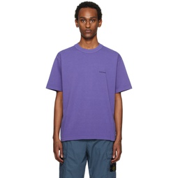 Purple Bonded T Shirt 241828M213015