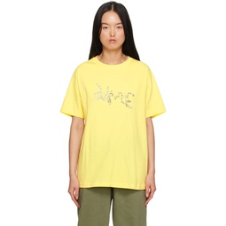 Yellow Tangle T Shirt 241841F110002