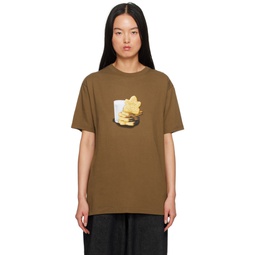 Brown Maple T Shirt 241841F110007