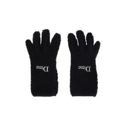 Black Classic Polar Fleece Gloves 241841M135000