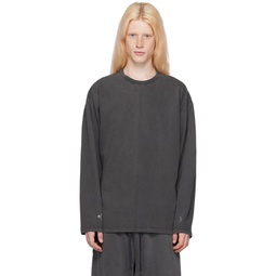 Gray Converse Edition Long Sleeve T Shirt 241891M213000