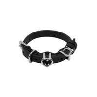 Black Y Heart Belt Bracelet 241893F020000