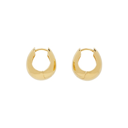  Gold Hinged Hoop Earrings 241942F022022