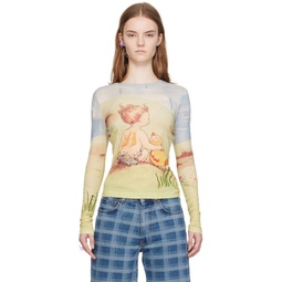 Multicolor Karina Long Sleeve T Shirt 241943F110001