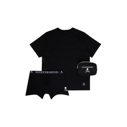 Black Briefs   T Shirt Set 241968M216002