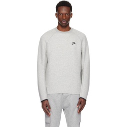 Gray Lightweight Sweatshirt 242011M204001