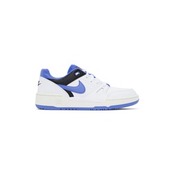 White   Blue Full Force Low Sneakers 242011M237064