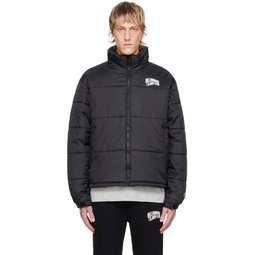 Black Small Arch Puffer Jacket 242143M178000