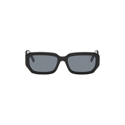 Black Rectangular Sunglasses 242190F005012