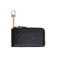 Black The Leather Top Zip Multi Wallet 242190F040006