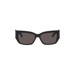 Black Rectangular Sunglasses 242342M134020