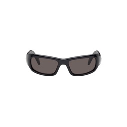 Black Hamptons Rectangle Sunglasses 242342M134023