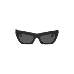 Black Cat Eye Logo Sunglasses 242376F005021