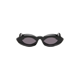 Black Dark Doodad Sunglasses 242379M134003